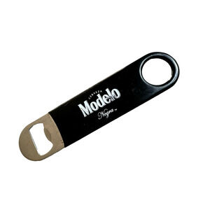 Flat Bottle Openers/ Bar Key, Cerveza Modelo Negra Beer Steel & Coding Drink Bar
